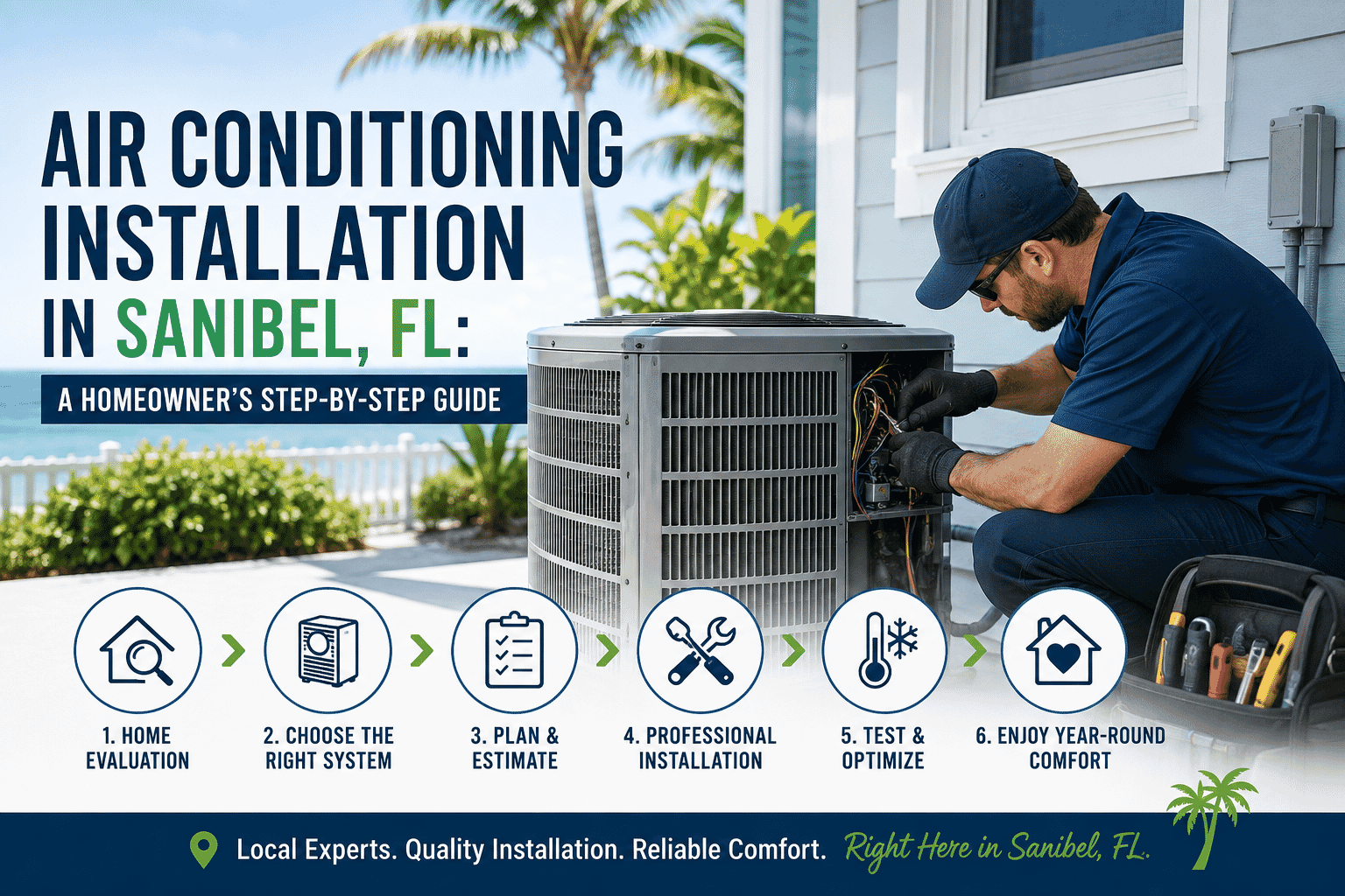 air conditioning installation in Sanibel